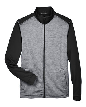 Devon & Jones DG796 - Black Heather/ Dark Grey Heather