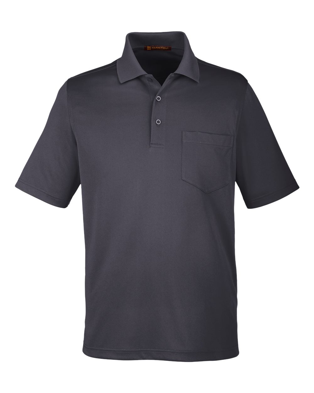 Harriton M348P - Dark Charcoal