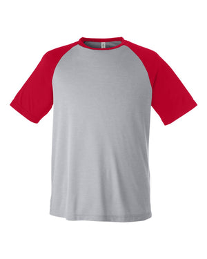 Team 365 TT62 - Athletic Heather/ Sport Red