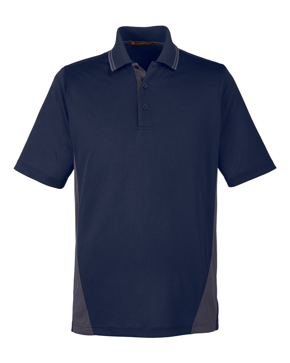 Harriton M386 - Dark Navy/ Dark Charcoal