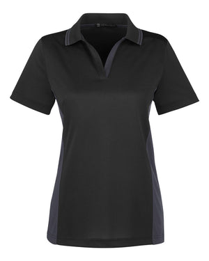 Harriton M386W - Black/ Dark Charcoal