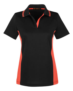 Harriton M386W - Black/ Team Orange