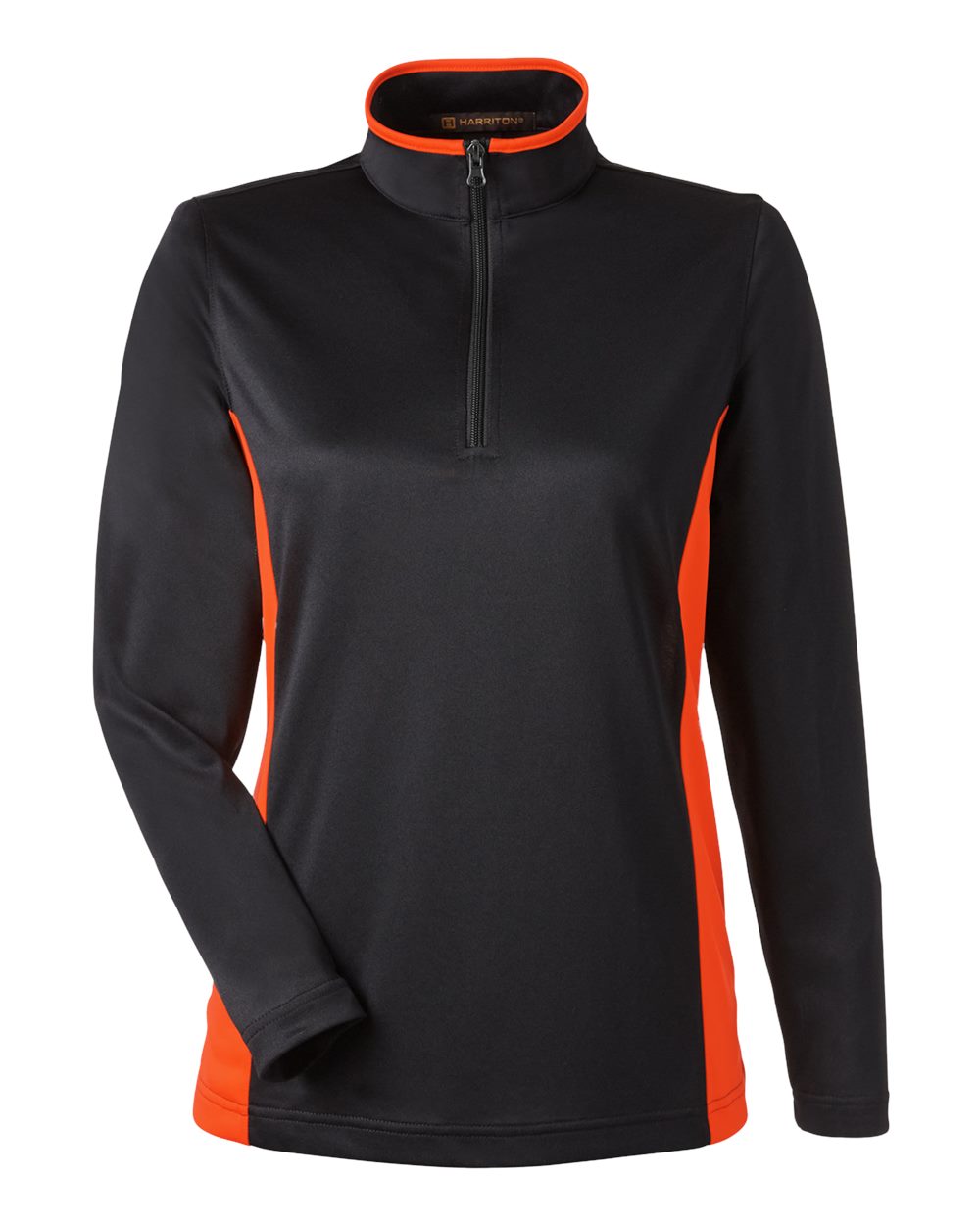 Harriton M786W - Black/ Team Orange