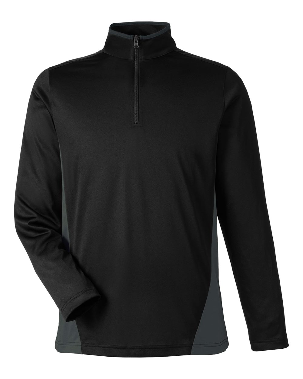 Harriton M786 - Black/ Dark Charcoal