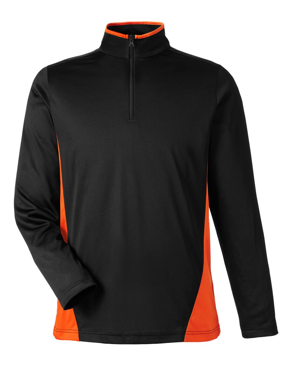 Harriton M786 - Black/ Team Orange