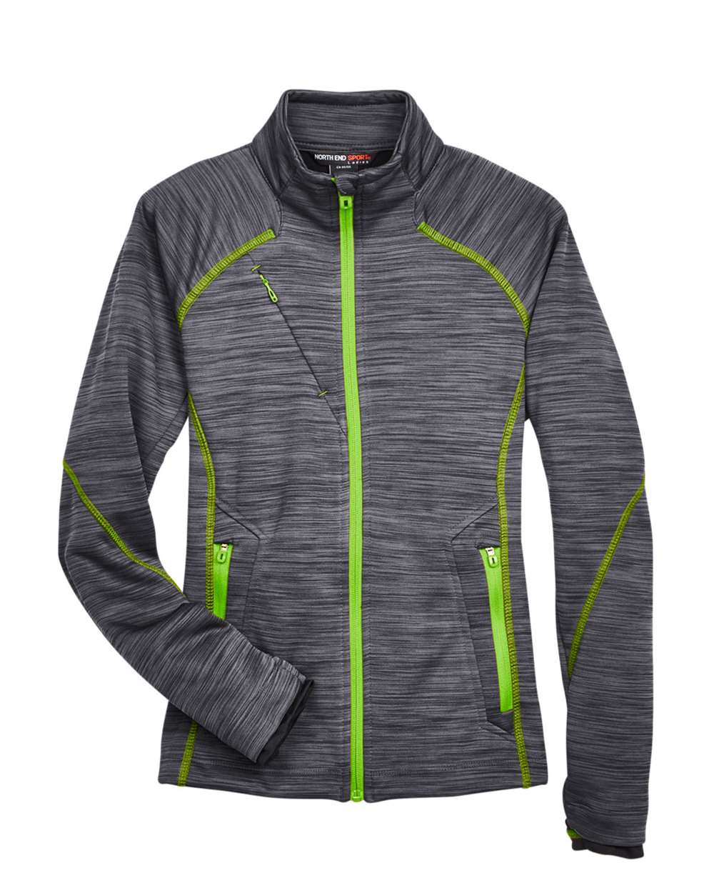 North End 78697 - Carbon/ Acid Green