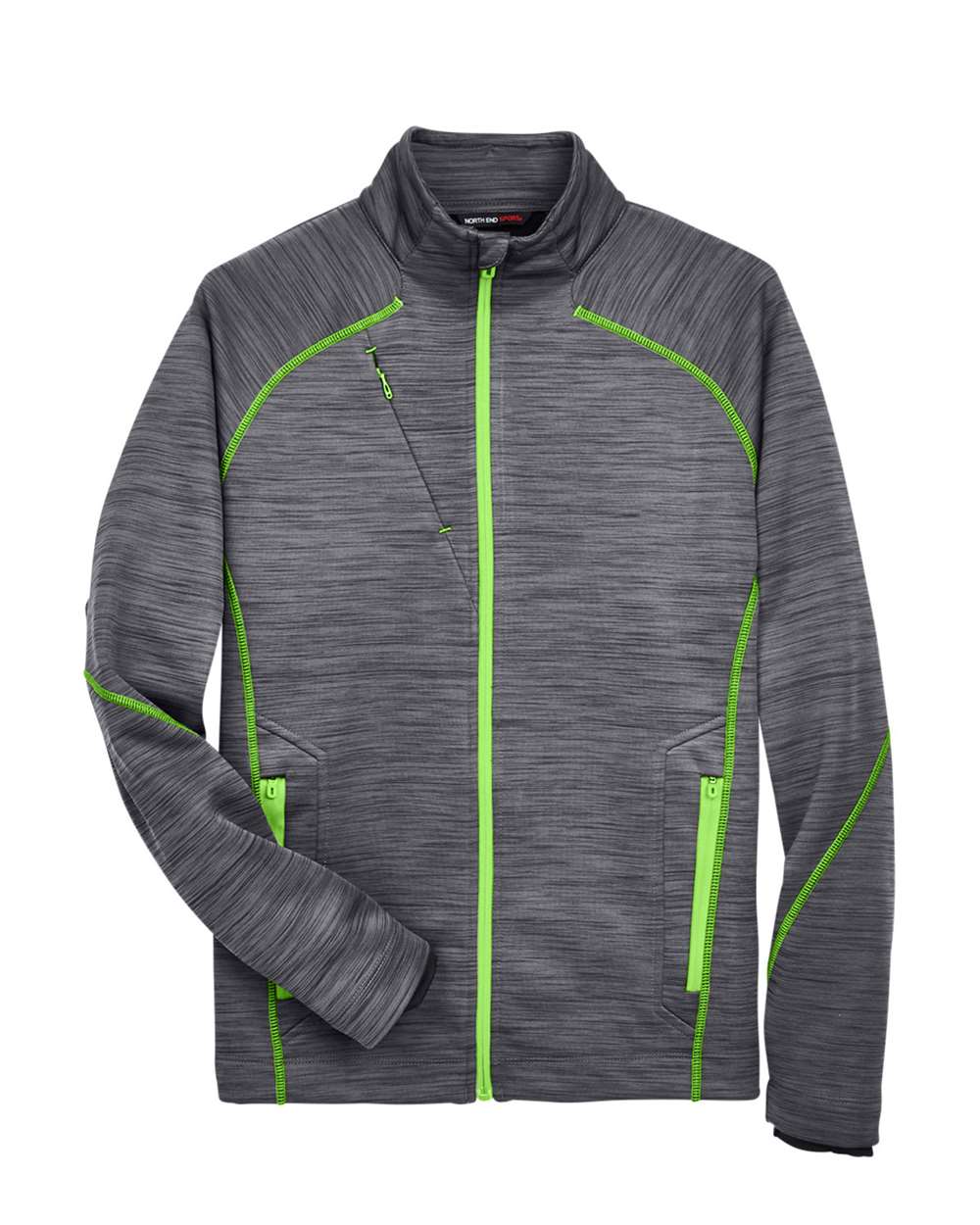 North End 88697 - Carbon/ Acid Green