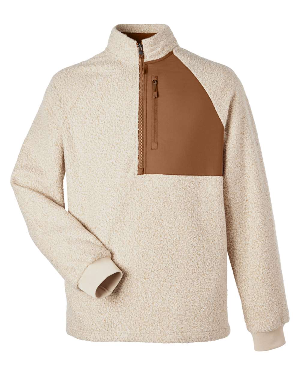 North End NE713 - Oatmeal Heather/ Teak