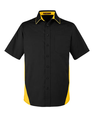 Harriton M586T - Black/ Sunray Yellow