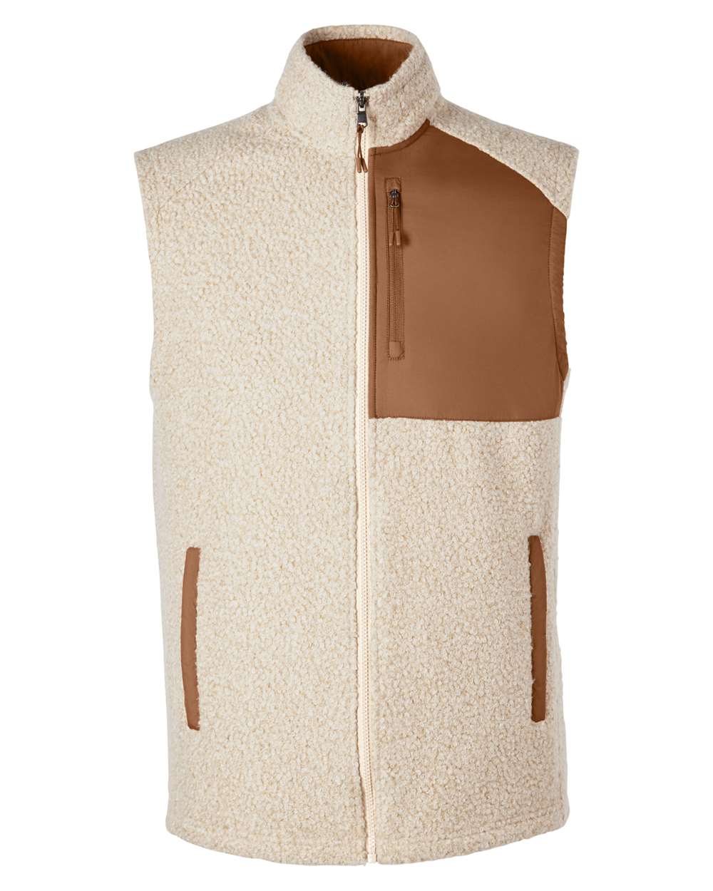 North End NE714 - Oatmeal Heather/ Teak