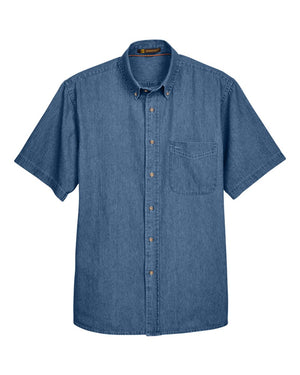 Harriton M550S - Light Denim