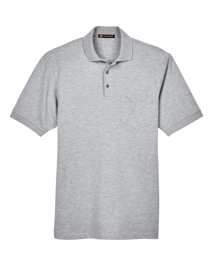 Harriton M265P - Grey Heather