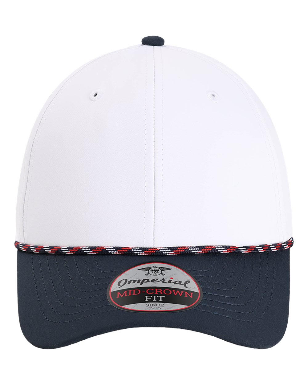 Imperial 7054 - White/ Navy/ Navy/ Red/ White