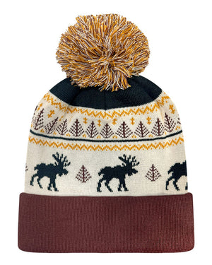 LOCALE GRNDSR - Fairisle Moose/ Brown
