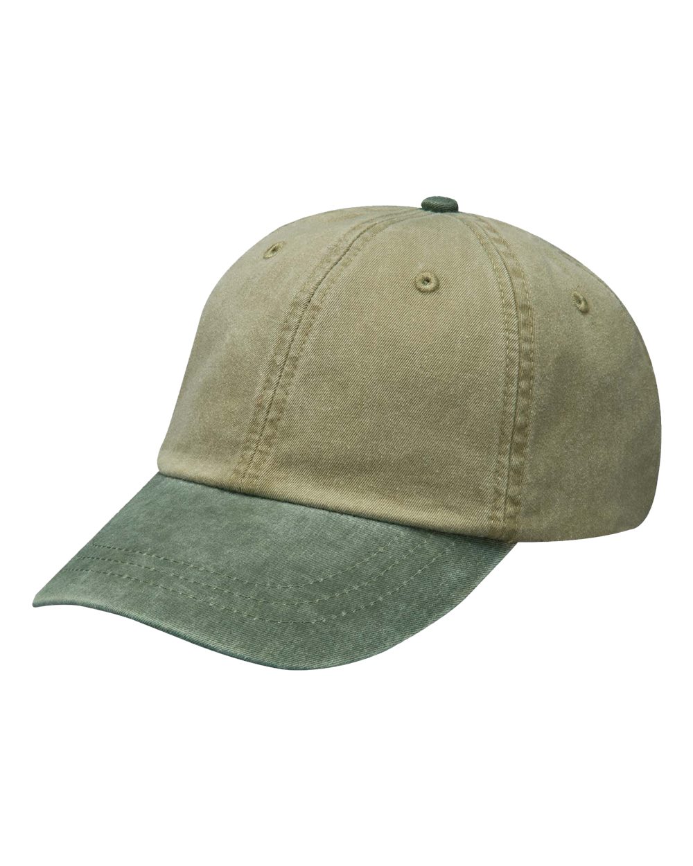Adams Headwear LP101 - Khaki/ Spruce Green