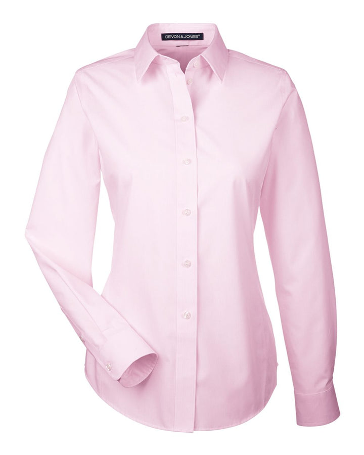 Devon & Jones DG534W - Pink/ White
