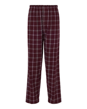 Boxercraft BM6624 - Varsity Maroon Oxford Plaid