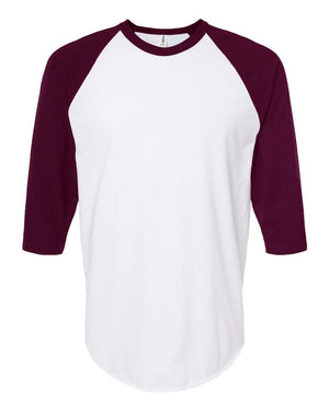 Tultex 245 - White/ Maroon