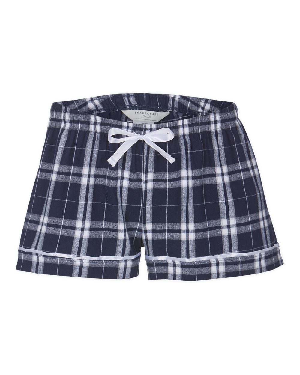 Boxercraft BY6501 - Navy/ Silver Plaid
