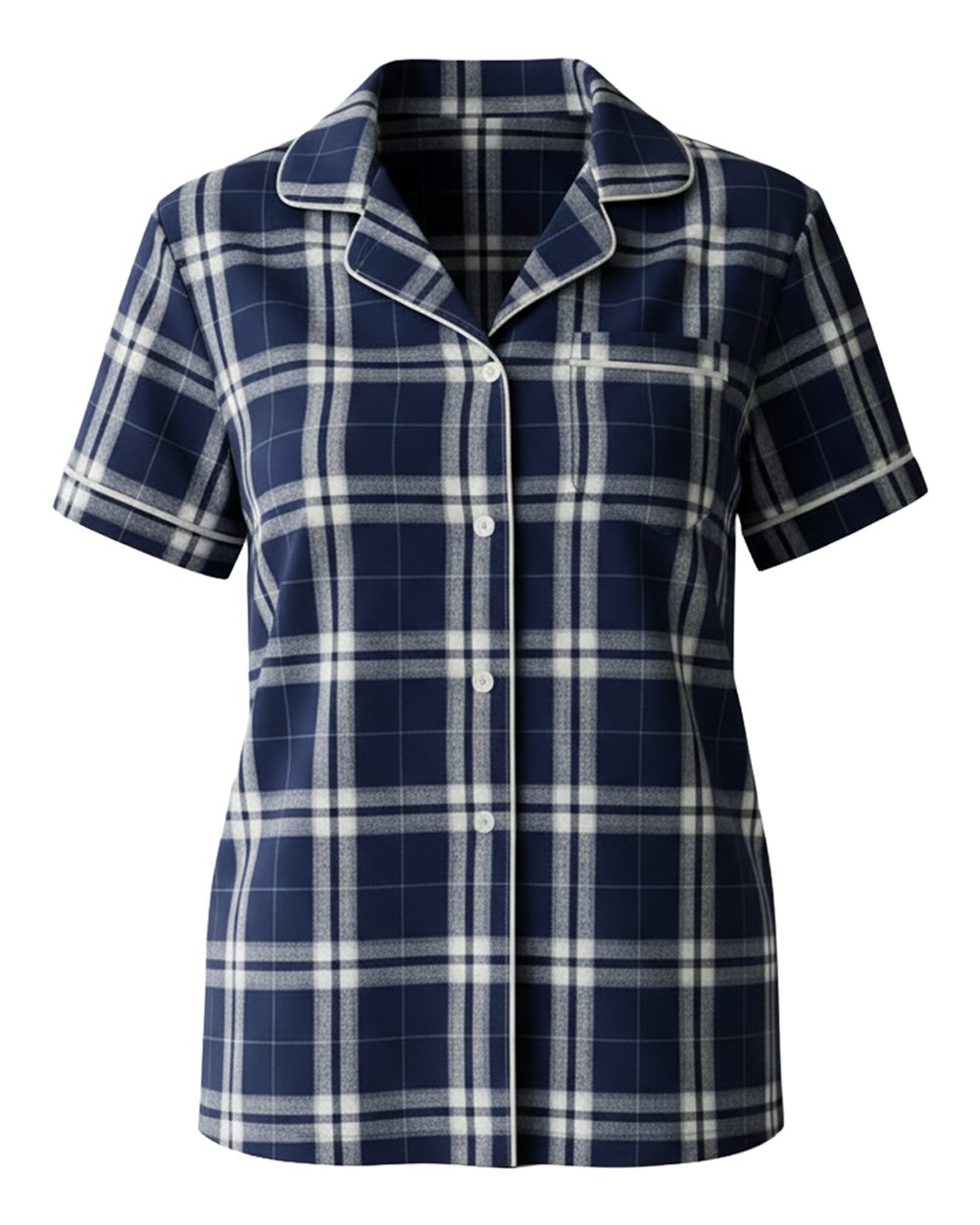 Boxercraft BW7101 - Navy/ Silver Plaid