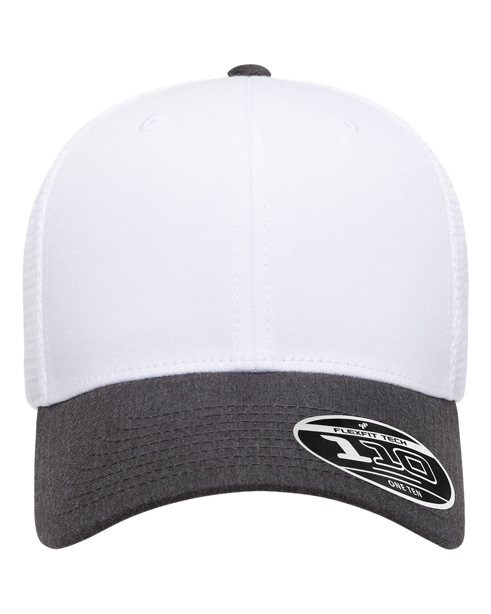 Flexfit 110M - Dark Heather/ White/ White