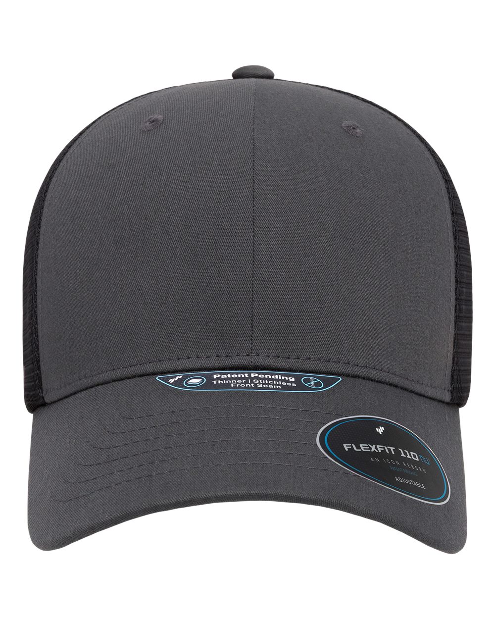 Flexfit 110MNU - Charcoal/ Black