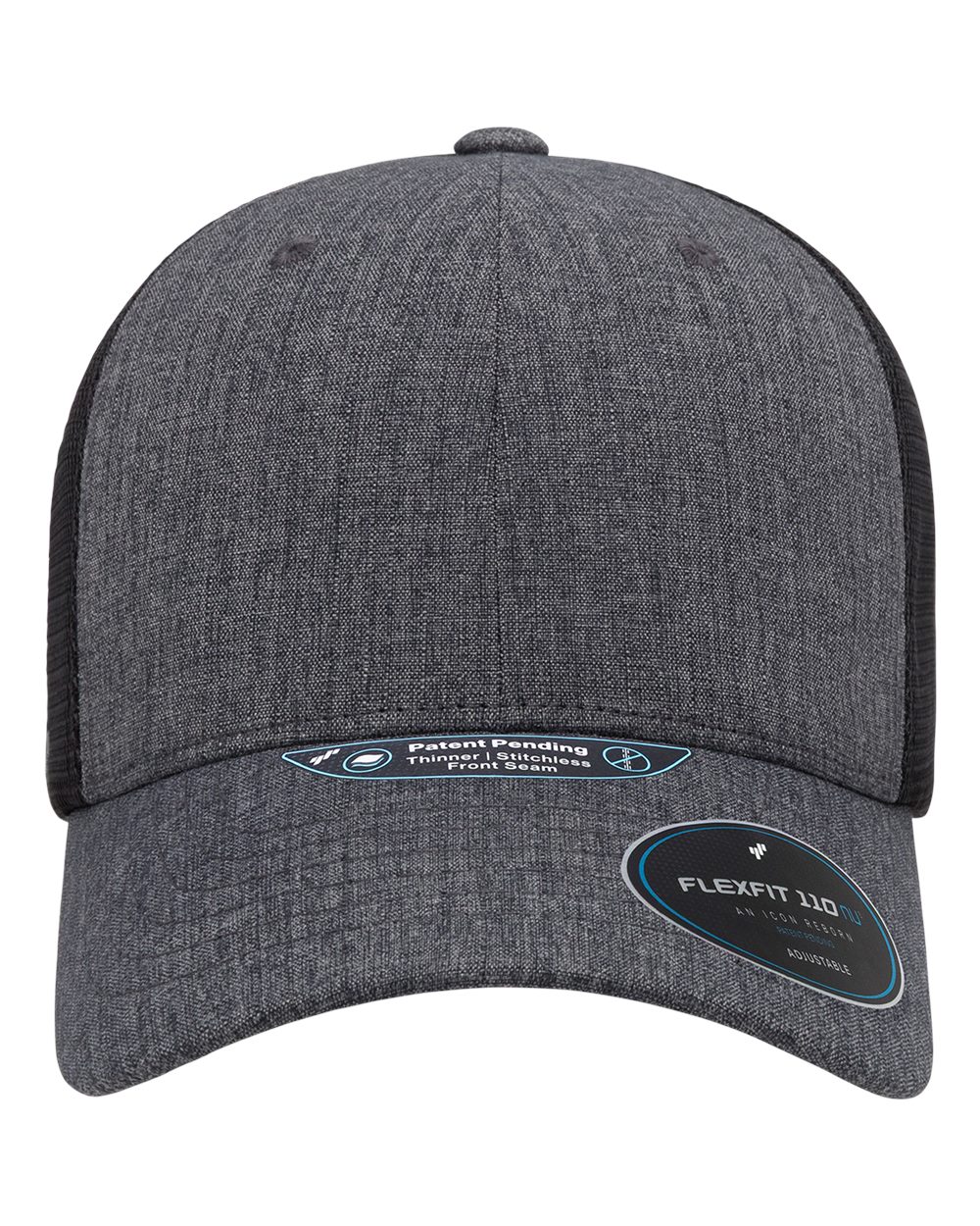 Flexfit 110MNU - Melange Charcoal/ Black