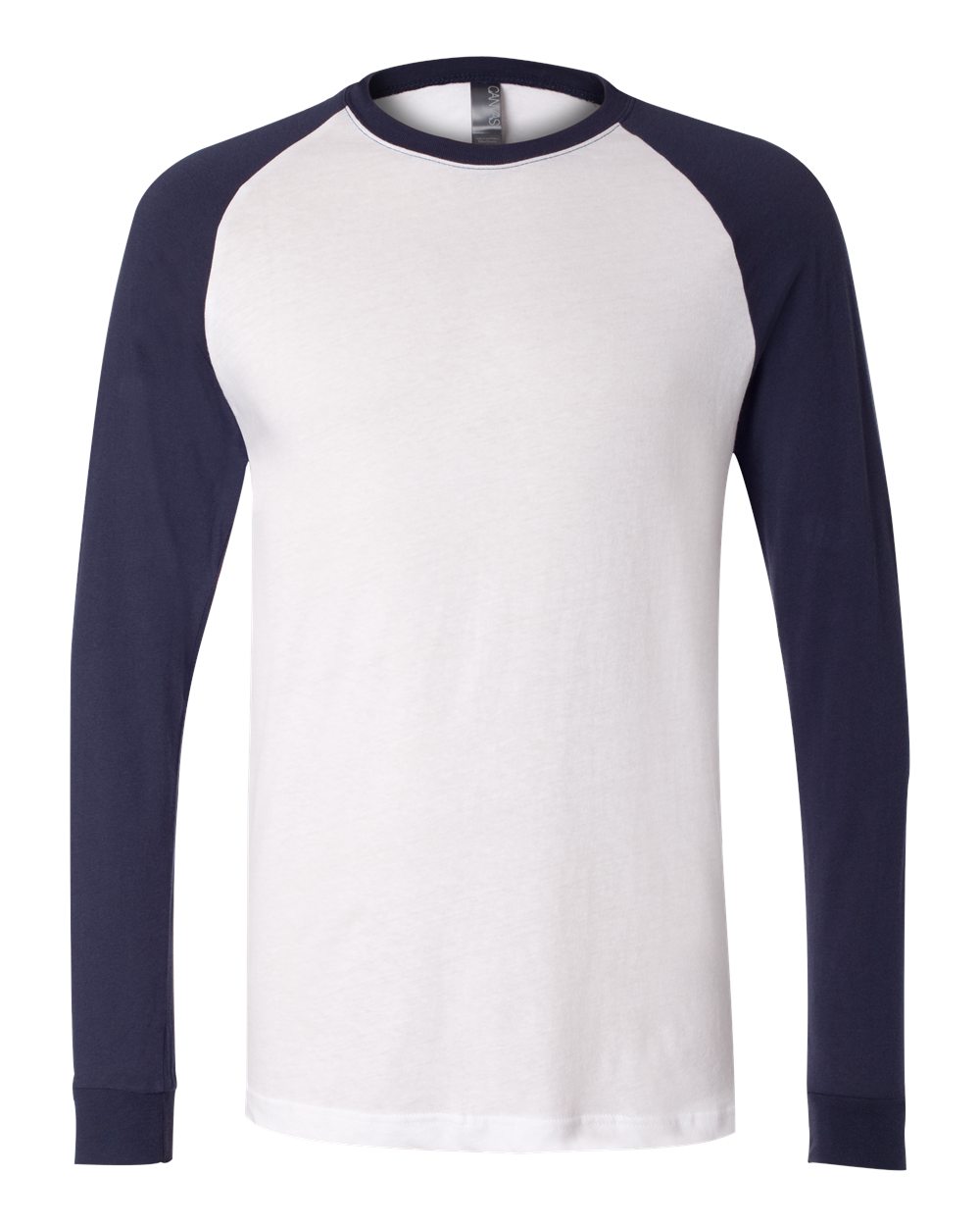 BELLA + CANVAS 3000 - White/ Navy