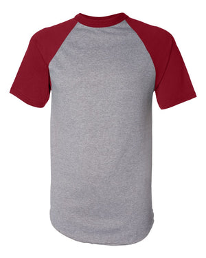 Augusta Sportswear 423 - Athletic Heather/ Red
