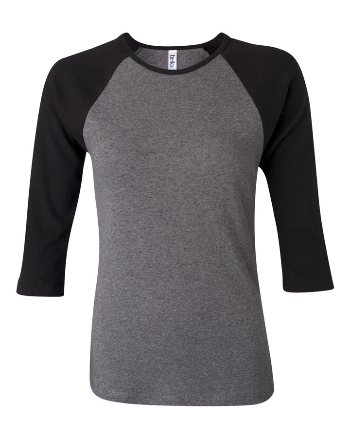 BELLA + CANVAS 2000 - Deep Heather/ Black