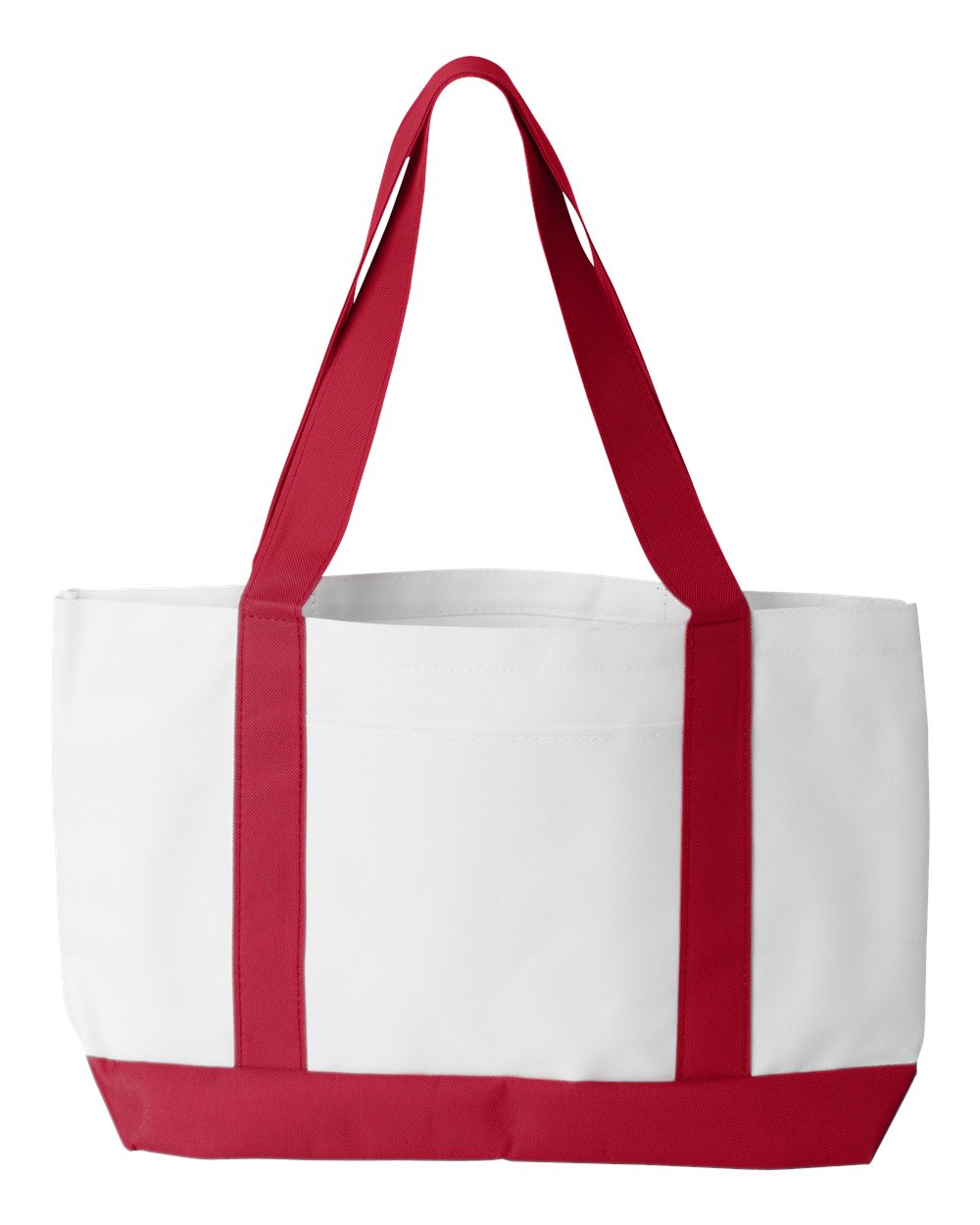 Liberty Bags 7002 - White/ Red