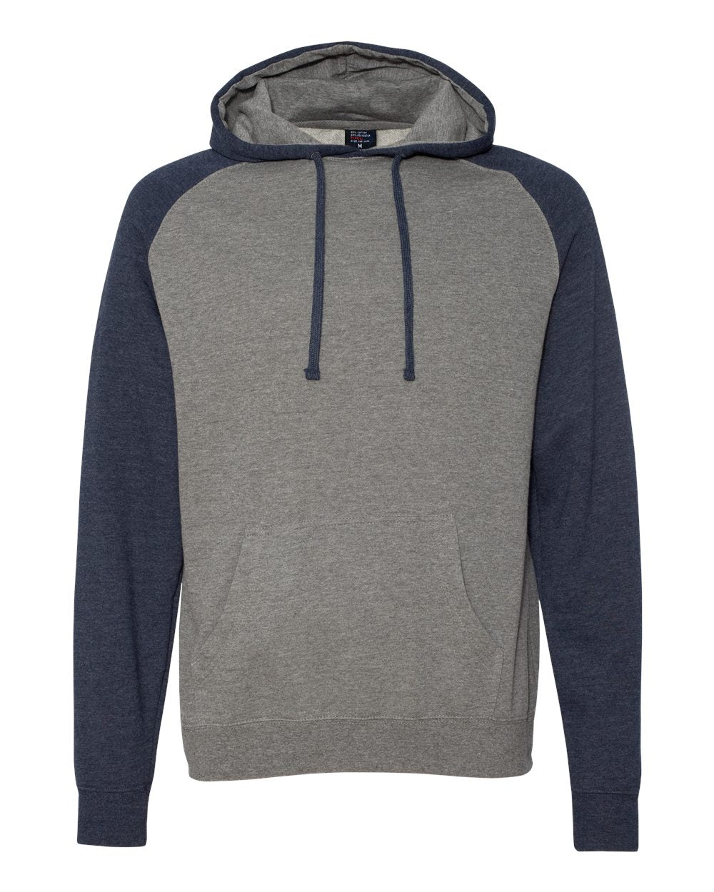 Independent Trading Co. IND40RP - Gunmetal Heather/ Classic Navy Heather