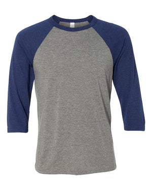 BELLA + CANVAS 3200 - Grey/ Navy Triblend