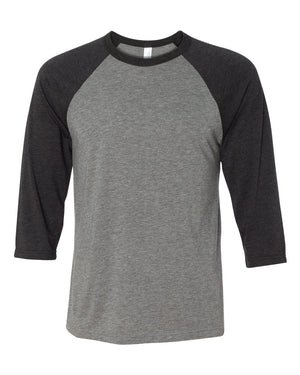 BELLA + CANVAS 3200 - Grey/ Charcoal Black Triblend