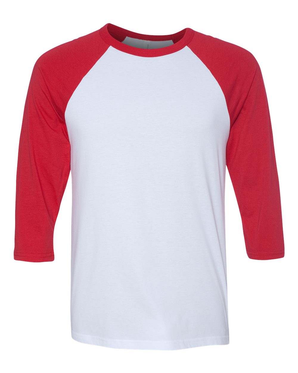 BELLA + CANVAS 3200 - White/ Red