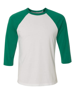 BELLA + CANVAS 3200 - White/ Kelly