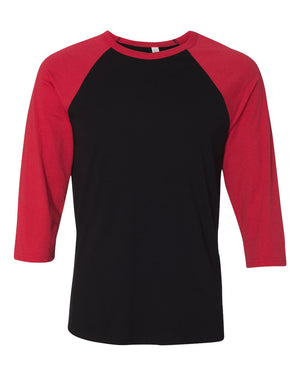 BELLA + CANVAS 3200 - Black/ Red