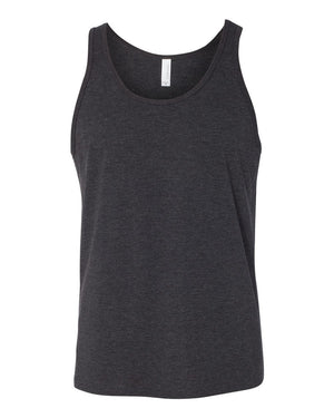 BELLA + CANVAS 3480 - Charcoal Black Triblend/ Solid Black Triblend