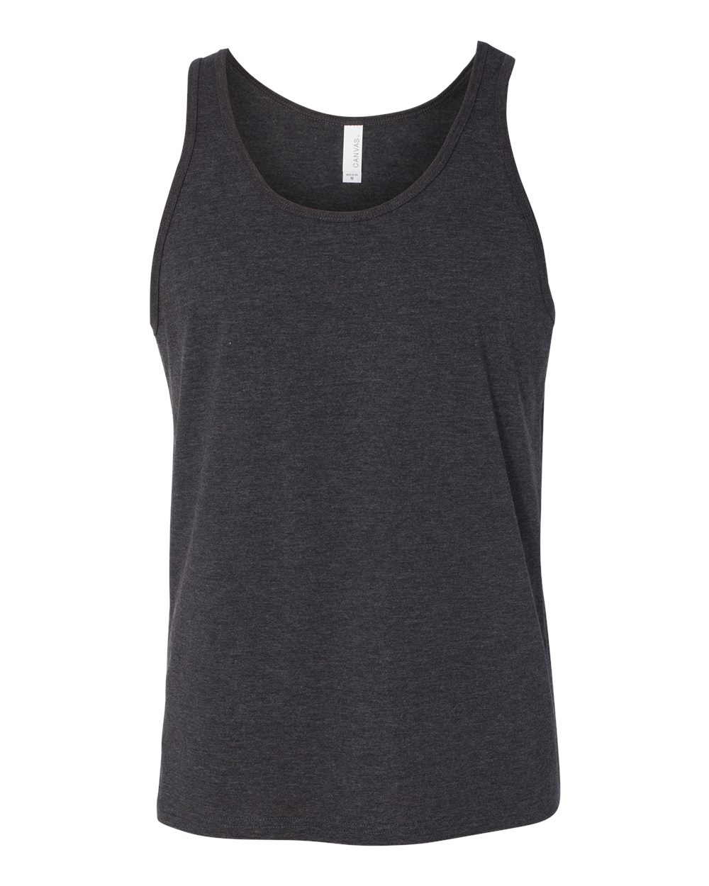 BELLA + CANVAS 3480 - Charcoal Black Triblend/ Solid Black Triblend