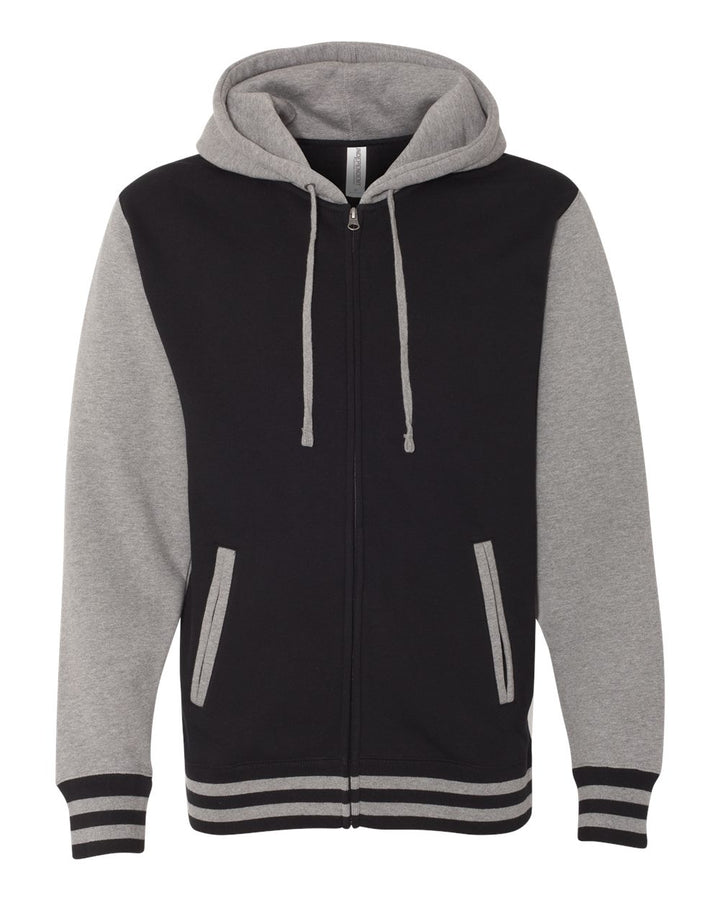 Independent Trading Co. IND45UVZ - Black/ Gunmetal Heather
