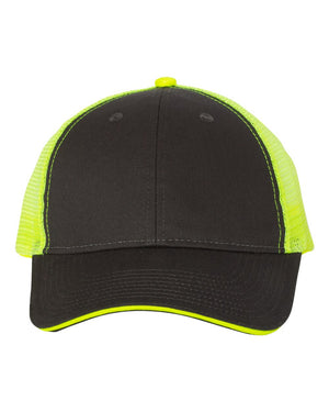 Valucap S102 - Charcoal/ Neon Yellow