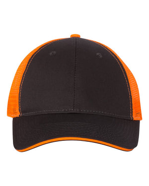 Valucap S102 - Charcoal/ Neon Orange