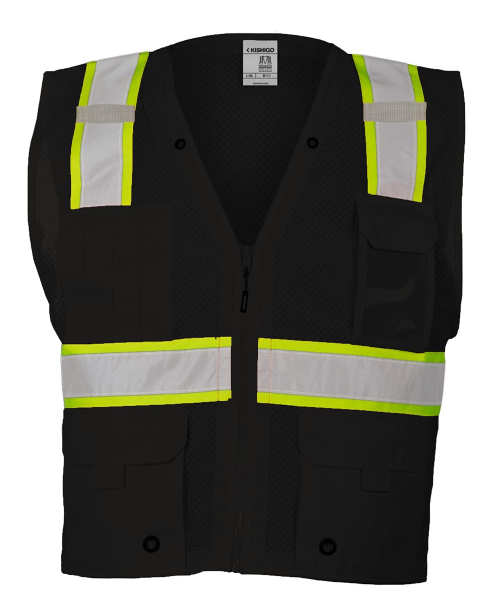 Kishigo B100-111 - Black/ Lime - B100