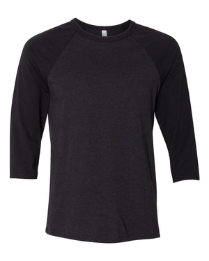 BELLA + CANVAS 3200 - Black Heather/ Black