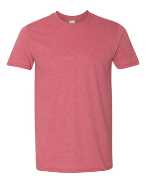 Gildan 64000 - Heather Cardinal Red