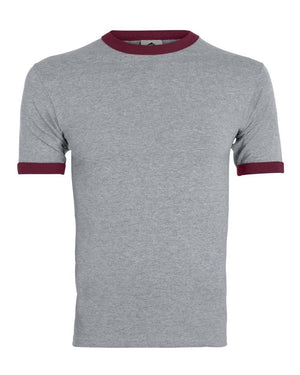 Augusta Sportswear 710 - Athletic Heather/ Maroon