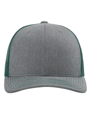 Richardson 112 - Heather Grey/ Dark Green