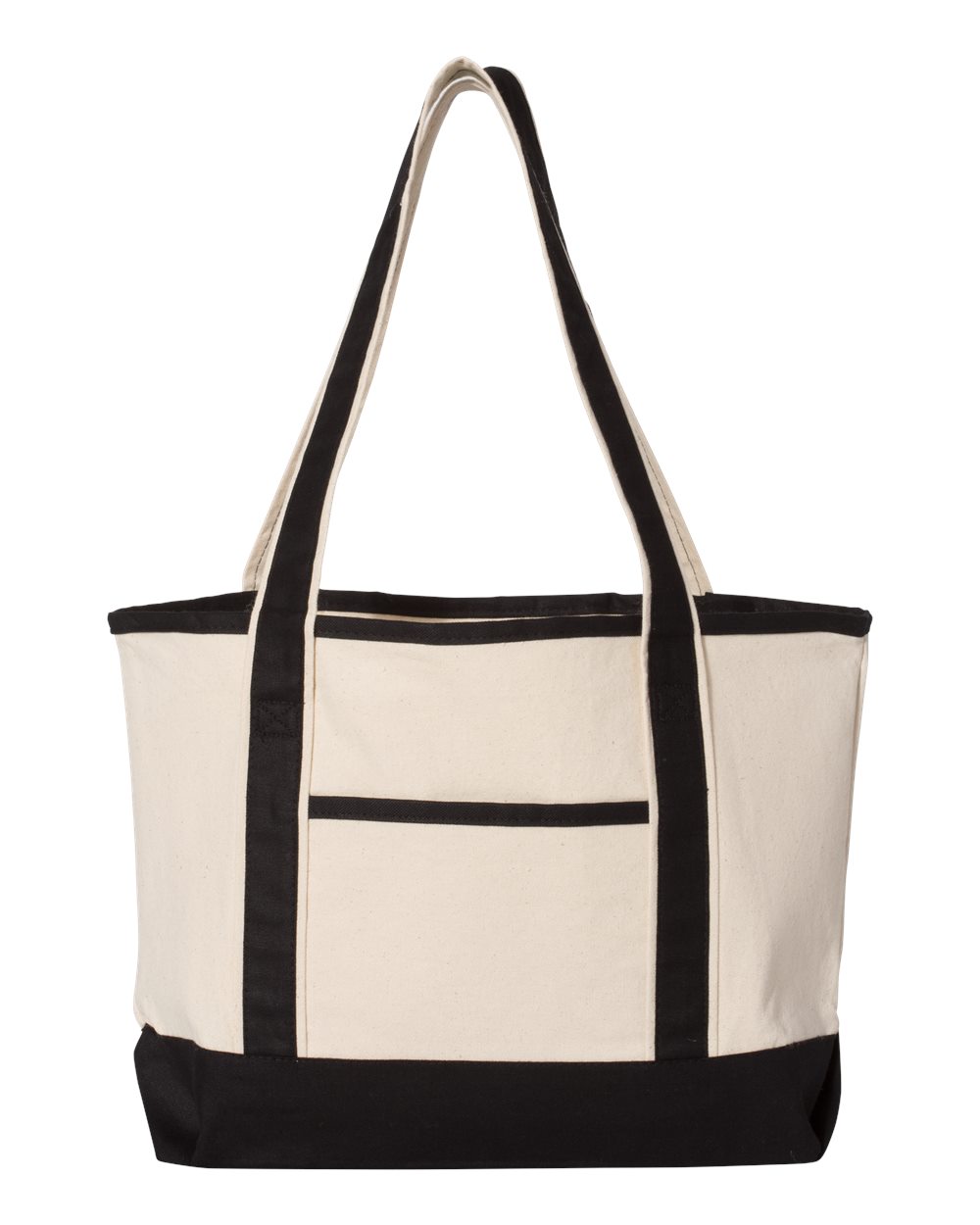Q-Tees Q125800 - Natural/ Black