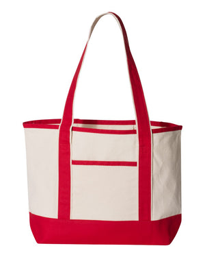 Q-Tees Q125800 - Natural/ Red
