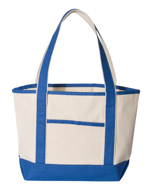 Q-Tees Q125800 - Natural/ Royal